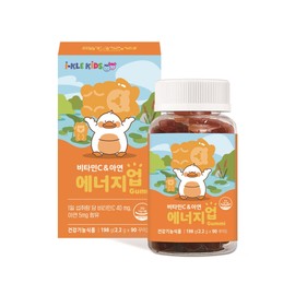 Icle Kids Energy Up Plant-based Children's Zinc Vitamin C Kkumi Vitamin Gummy 90 Tablets 2+1 (4 months' worth) / 아이클키즈 에너지업 식물성 어린이 아연 비타민C 꾸미 비타민 구미 90정 2+1(4개월분)