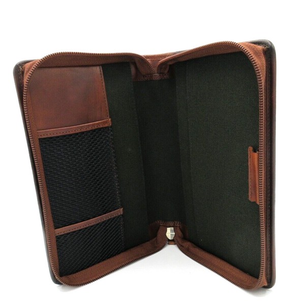 Graphic Image Notebook Canvas with Leather 5x9 Refillable NEW