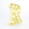 GiggleBeaver Carnival Letter Lights - Vanilla (Letter R) Christmas Xmas