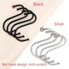 RQzaufania 10 Pack in S Shaped Hooks Hanging Hook Multi