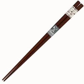 Peanuts SN1504-840 Snoopy Chopsticks Approx. 9.1 inches (23 cm), Wooden Peanuts Vintage Series, Navy, Made in Japan