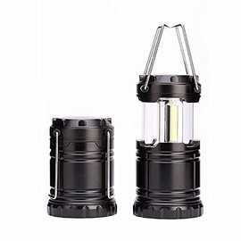 Super Bright Portable Collapsible Camping Lanterns Battery Powered Lights for Power Outages, Home Emergency, Camping, Hiking, Indoor and Outdoor Using(no Battery Included)