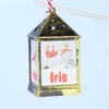 Mulberry Studios Starlight Lantern Christmas Tree Hanger Names H-M Iris