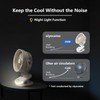 Desk Power Fan Quiet Operation Cooling, 90° Variable Tilt, 5