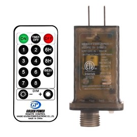 8 Lighting Modes Remote and UL Plug for KNONEW Christmas String Lights(500LEDs/1000LEDs)