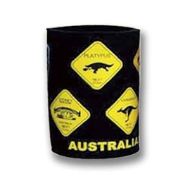 I Love Aus Australian Road Signs Stubby Holder