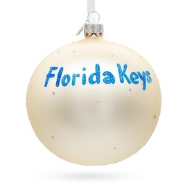Florida Keys, USA Glass Ball Christmas Ornament 4 Inches