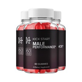 3-Pack Kick Start Gummies for Men – KickStart Performance Gummies - 180 Gummies