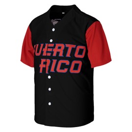 Youth #21 Roberto Clemente Puerto Rico World Game Classic Kids Baseball Jersey Black L Stitched