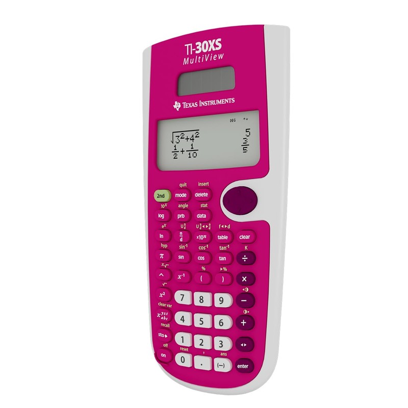 Texas Instruments TI-30XS Multiview Scientific Calculator (Pink)