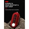HIBEYO Flip Key Car Key Case Fits Fiat Key Cover