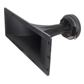4 inch x 10 inch Compression Horn Tweeter 8 Ohm Impedance 40 Watts RMS