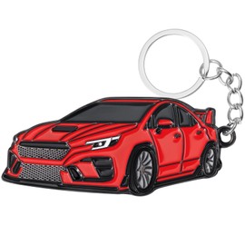 zuxiaoyaya for Impreza Keychain Accessories-Fob Cover Cool Mods compatible with Subaru Impreza STi WRX Red