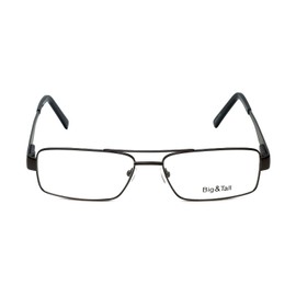 Big and Tall Designer Eyeglasses Big-And-Tall-2-Gun-Black in Gun Black 60mm DEMO LENS