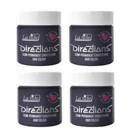 4x La Riche Directions Semi-Permanent Hair Color 100ml Tub - Stormy Grey