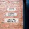 Standard Plus Patient Check-In Door or Wall Sign | Office