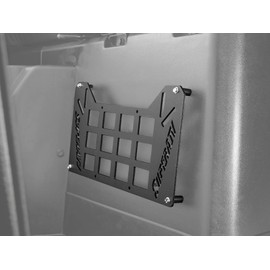 SuperATV Universal Rigid Molle Panel - Universal Fit - Multiple Molle Mount Locations - 4 Holster Mounting Locations - Made of 1/8 Inch Steel - Holster Mounts Accept Any 1.5 Inch Belt Clip Holsters