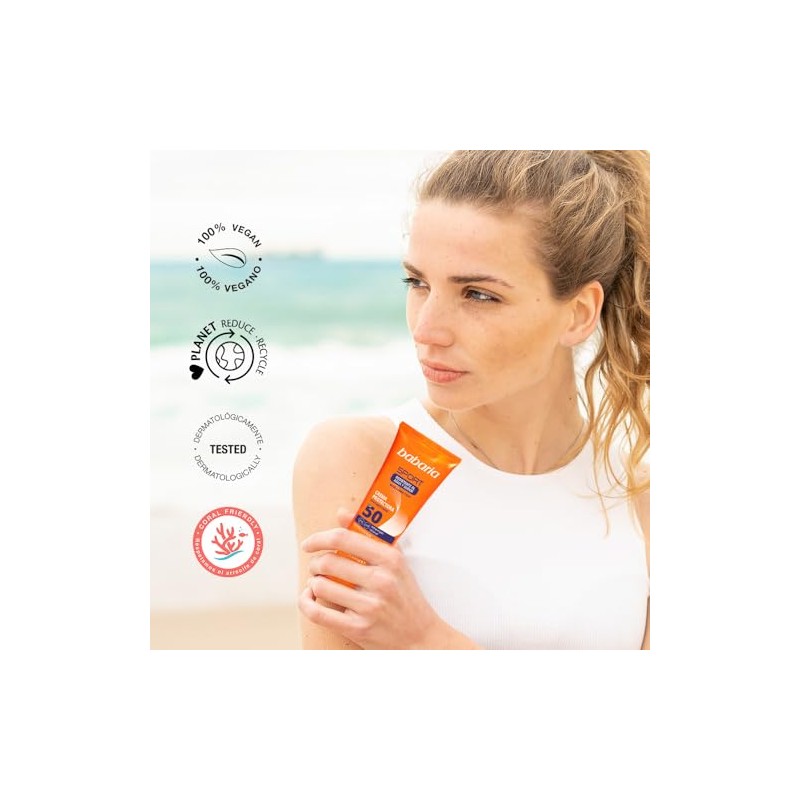 Babaria - Bloqueador Solar Facial Sport FPS 50 | Protector