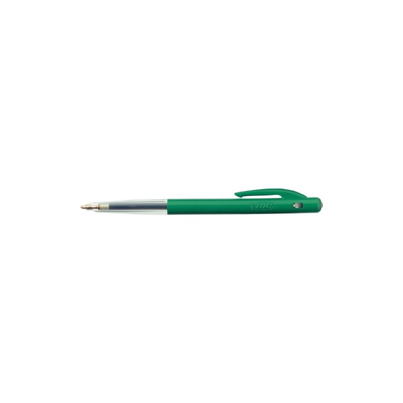 BIC M10 Medium Clic Pens - Green (Box of 50)