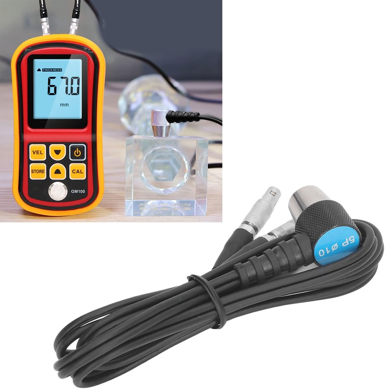 Garosa Ultrasonic Thickness Sensor Probe Transducer Tester Meter Monitor for