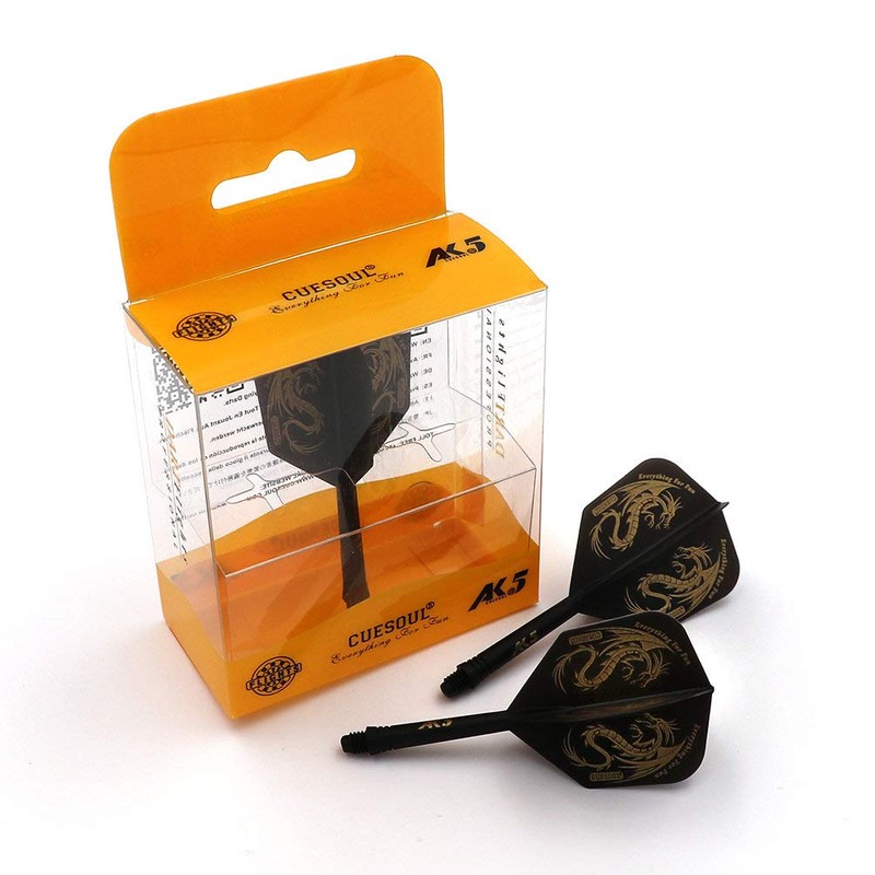 CUESOUL ROST Integrated Dart Shaft and Flights,big wing shape,Set of