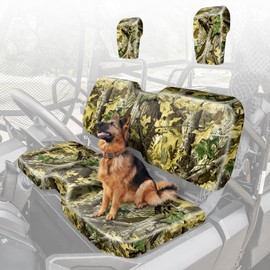 BORDAN Waterproof Seat Covers for UTV Pioneer 700, Heavy Duty 1680D UTV Seat Covers for Pioneer 700/700-4 2014-2025 Full Protection Outdoor Camo(4 PCS)