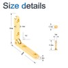 INCREWAY Angle Box Hinge, 20Pcs Zinc Alloy 90 Degree Angle