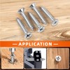 #4 x 5/8" Flat Head Sheet Metal Screws Phillips Drive