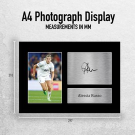 HWC Trading A4 Alessia Russo Womens England Gifts Printed Signed Autograph Picture for Football Fans and Supporters - A4