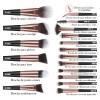 Maange Set de 18 Brochas para Maquillaje Profesional con Estuche