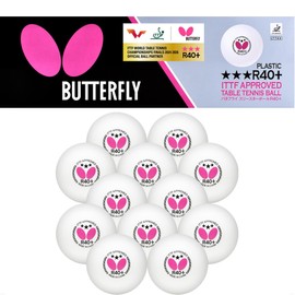 Butterfly R40+ 3* Table Tennis Ball- box of twelve