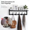 Tatub 29'' Coat Rack Wall Mount with Shelf, Wood Wall