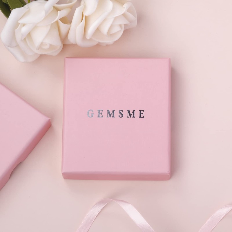 Gemsme 4 * 4mm Square Tennis Bracelet, 4mm Thin 18K