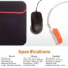 Ematic Laptop Kit with Headphones, Sleeve, and Mouse