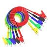 Cleqee Dual End Alligator Clip Cord Set 1000V 15A Alligator