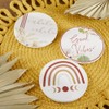 Kate Aspen Boho Ceramic Drink Coasters with Holder (Set of