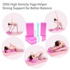 Yoga Blocks Set of 2 with 12 Loop Stretch Band