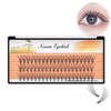 BODERMINCER 10D 60pcs Black Handmade False Eyelashes Natural Long Individual