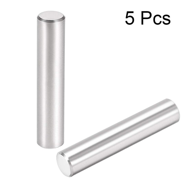 TOP-VIGOR 5Pcs 8mm x 40mm Dowel Pins Shelf Support Pegs,