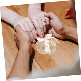 Baluue Heart Shaped Ring Storage Box Durable Jewelry Packing Case for Weddings Anniversaries and Birthdays with Elegant Design and Creative Decoration