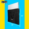 MEEDEN Soft Art Portfolio Bag: 36 x 48 Inch Black