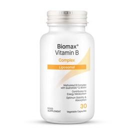 Coyne Biomax – Vitamin B Complex – High Absorption Liposomal B-Complex with Quatrefolic for Energy & Cognitive Health – Methylated Vitamin B Supplements – 30 Vegan Capsules