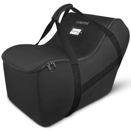 YOREPEK Infant Car Seat Travel Bag Compatible with All Nuna Pipa Car Seat and Base, for Doona Car Seat without Base, Padded Carseat Cover for Airplane Travel, Car Seat Bags for Air Travel, All Black