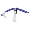 Swimming Snorkel Reduced Drag Silicone Swimming Breathing Tube with Adjustable