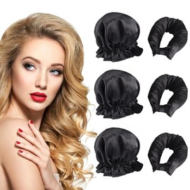 Juego De Rodillos Para El Cabello, Diadema De Varilla Rizado Satinado Sin Calor, Rizos Sin Calor Con Tapa Para Todo Tipo De Cabello, Sin Curling Por C