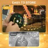 Camping String Lights, 4 in 1 Quick Storage 33FT Rechargeable
