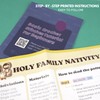 Mad Mags Holy Family Nativity Crochet Kit, Starter Kit with
