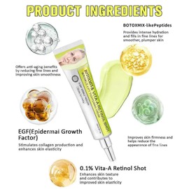2-Pack Botoxmix & Vita-A Retinol Tightening Booster – Anti-Aging Cream for Wrinkles & Fine Lines (15ml x2)