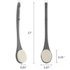 Body Brush Back Scrubber, 17 in Never Mold Back Brush