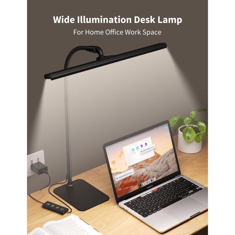 Kary LED Desk Lamps for Home Office, Tall Desk Light